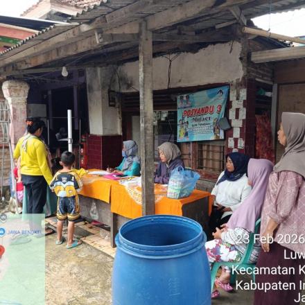 Tingkatkan Kesehatan Balita, Desa Luwunggesik Sukes Gelar Posyandu Rutin.